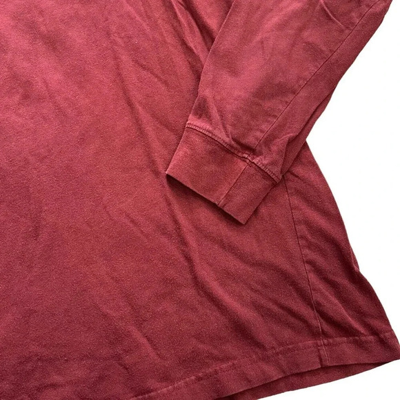 Club Room Red Long Sleeve Turtleneck Shirt M - Picture 2 of 3